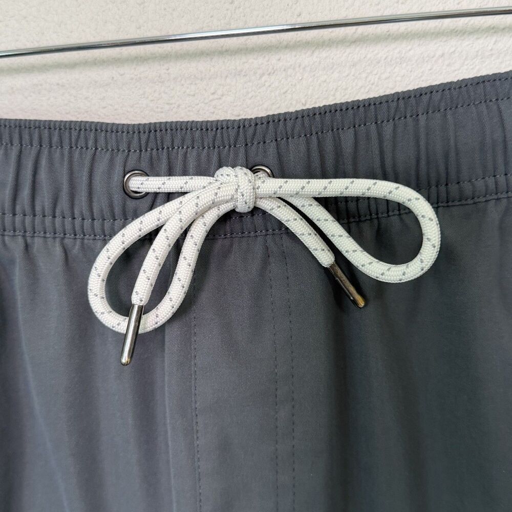 WOWIE Sapien Shorts Mens L Grey Aztec Southwest Trim Drawstring Waist - Picture 6 of 8